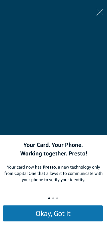 Presto Education branded screen